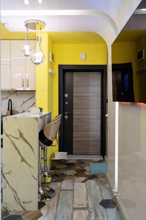 Kuchyň nebo kuchyňský kout v ubytování Sofiel cozy apartment - Top Center Sofia