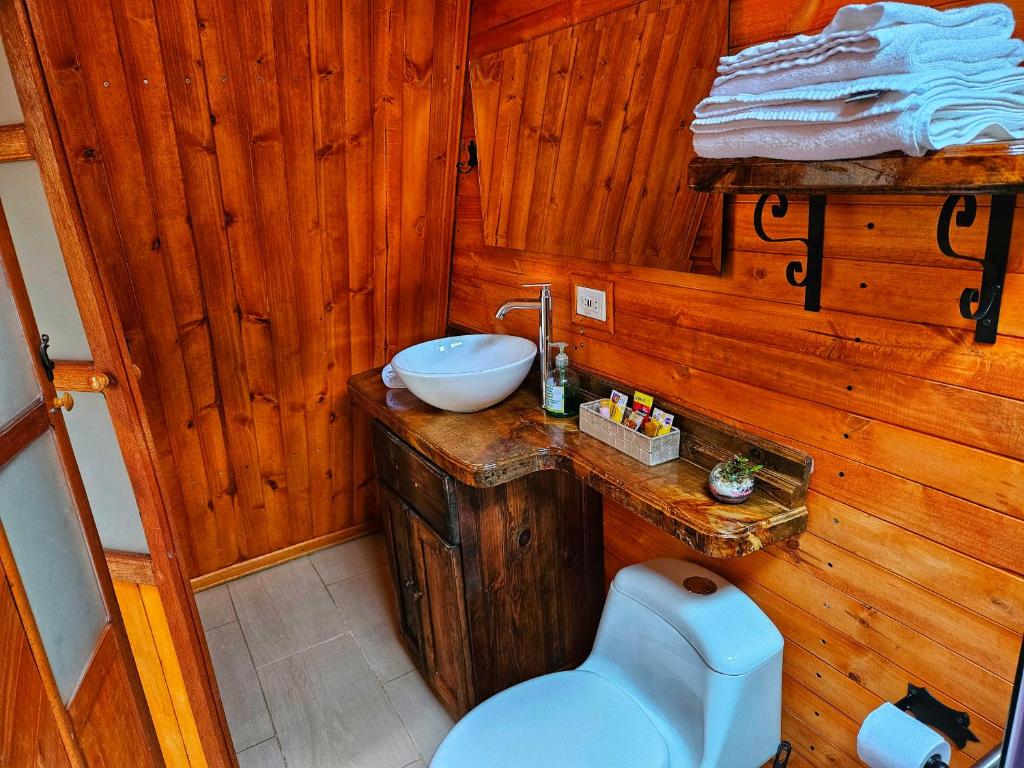 Koupelna v ubytování Glamping Hakuna Matata