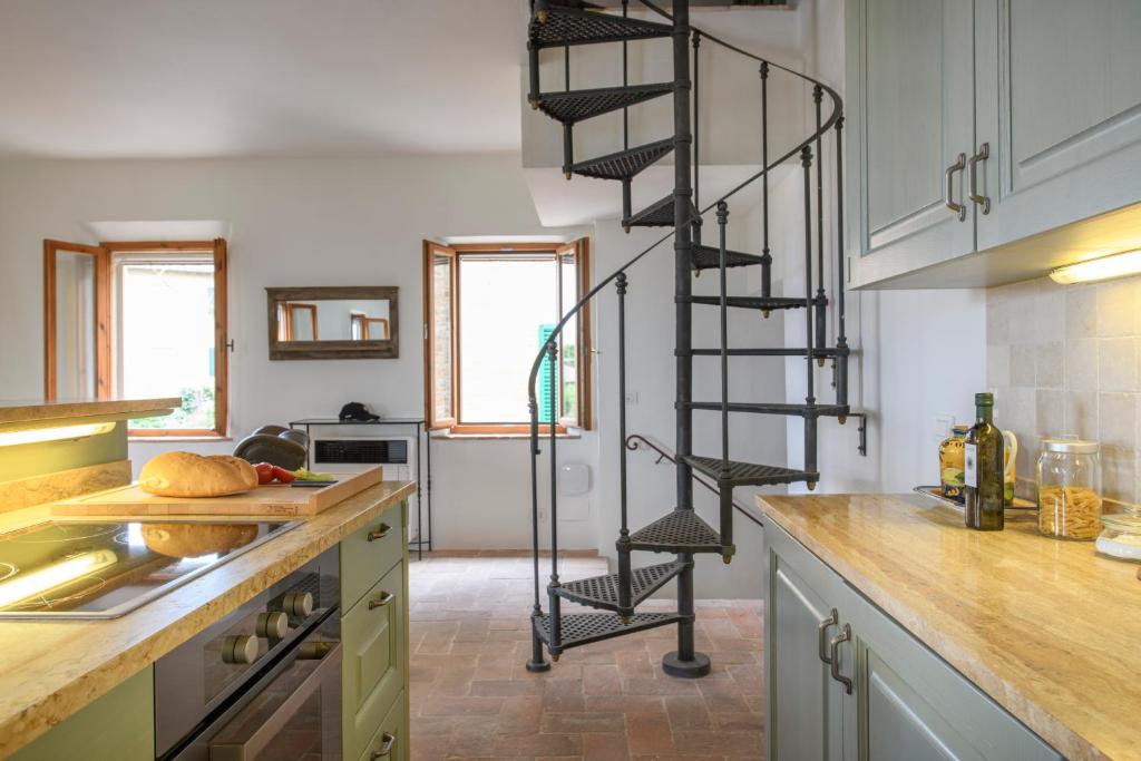 Kuchyň nebo kuchyňský kout v ubytování Albergo Diffuso Borgo Santo