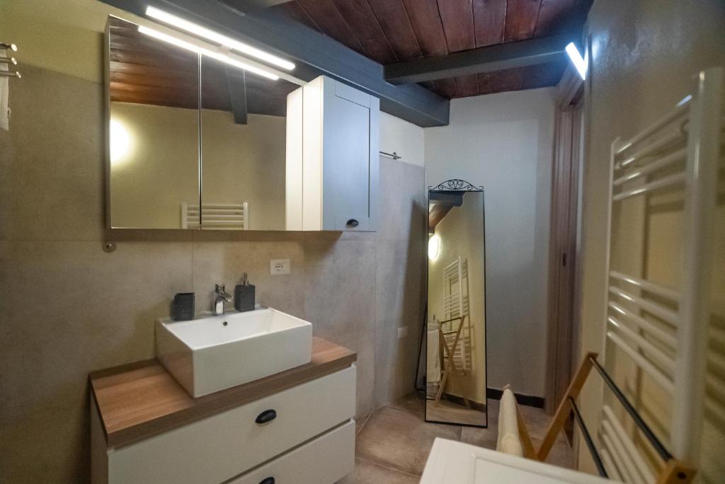 Koupelna v ubytování Solmi Home