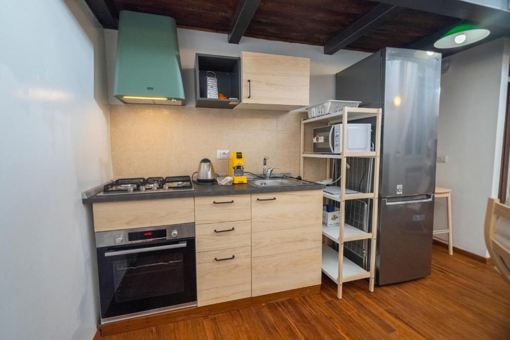 Kuchyň nebo kuchyňský kout v ubytování Solmi Home