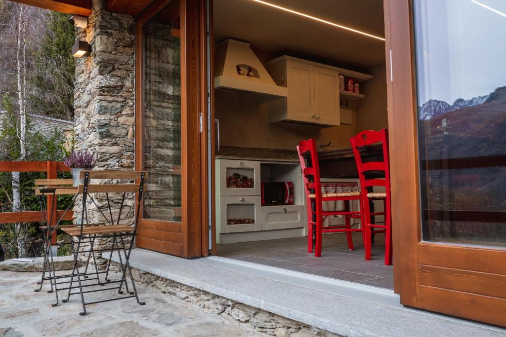 Kuchyň nebo kuchyňský kout v ubytování AMELU' LOCAZIONI TURISTICHE