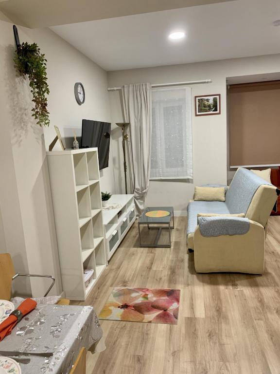 Posezení v ubytování RuMar2 Apartamento con terraza
