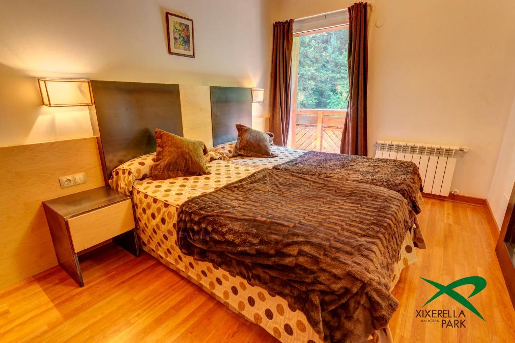 Postel nebo postele na pokoji v ubytování Apartamentos Xixerella Park Resort