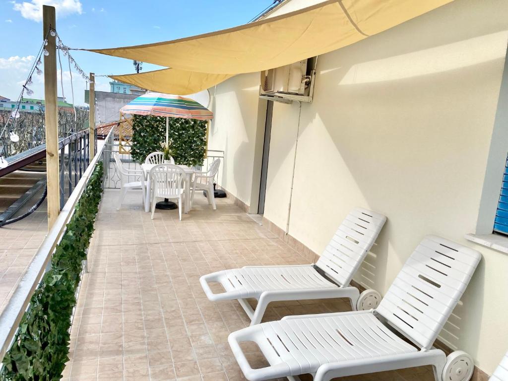 A balcony or terrace at PetlyApartments
