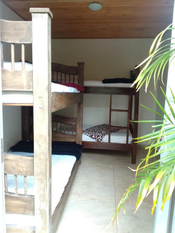 Narivoodi või narivoodid majutusasutuse Hostal Hilltop Salento toas