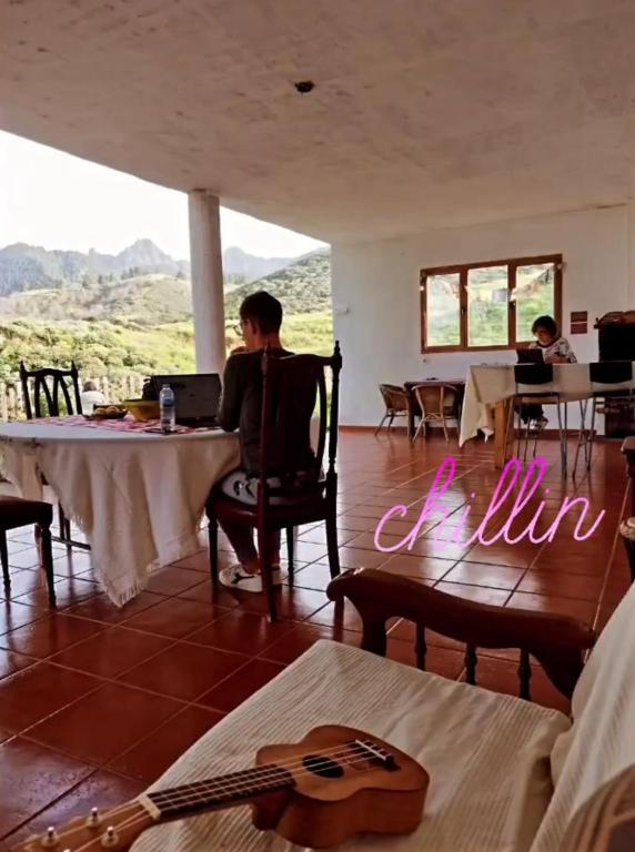 Posezení v ubytování La Casita