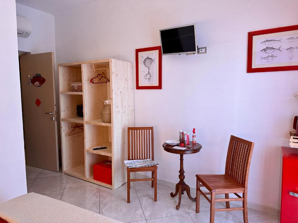 TV a/nebo společenská místnost v ubytování Casa del Palombaro