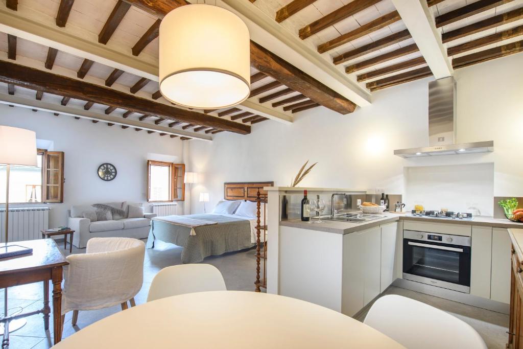 Kuchyň nebo kuchyňský kout v ubytování Albergo Diffuso Borgo Santo