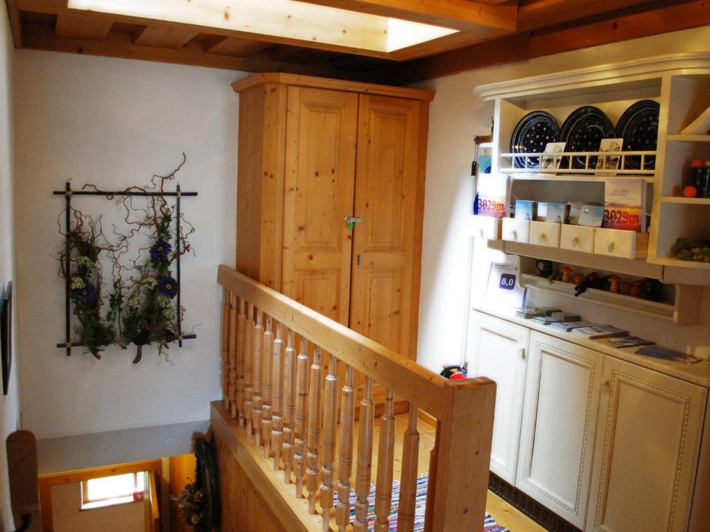 Kuchyň nebo kuchyňský kout v ubytování Haus Südblick