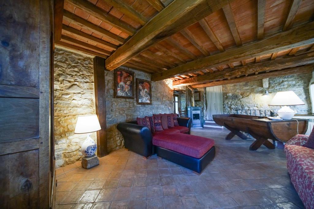 Posezení v ubytování Agriturismo La Colombella
