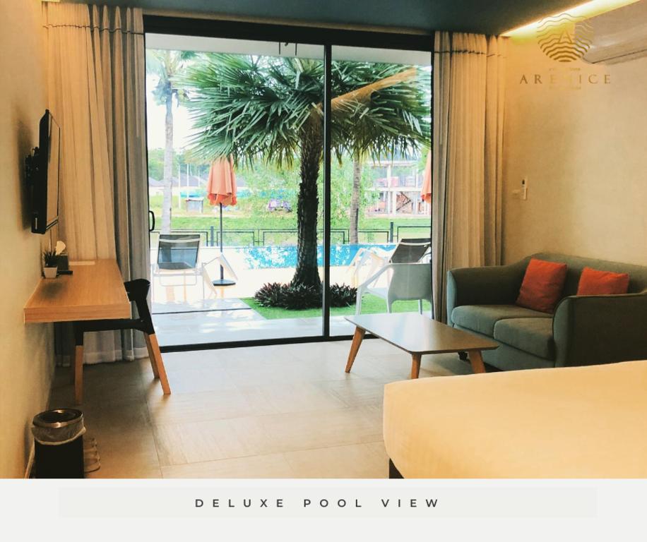 ARENICE Boutique Hotel的休息区