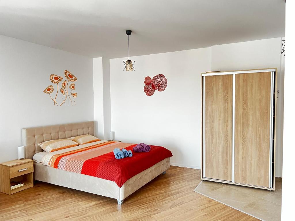 Postel nebo postele na pokoji v ubytování Apartment Mara 1