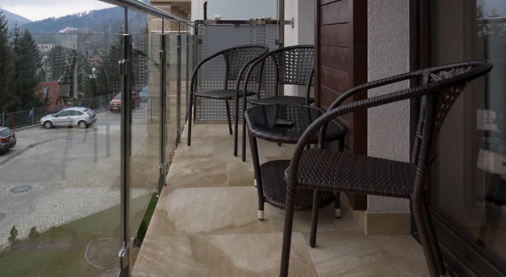 Výhľad na hory alebo výhľad na hory priamo z apartmánu
