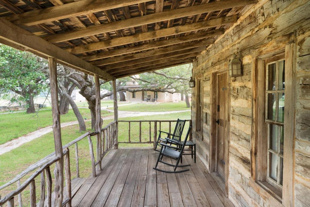 Balkón nebo terasa v ubytování Contigo Ranch Fredericksburg
