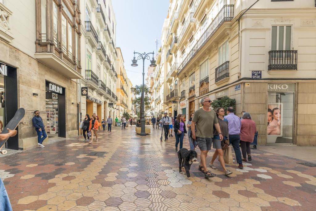 Hostia v ubytovaní Loft con terraza centro Valencia