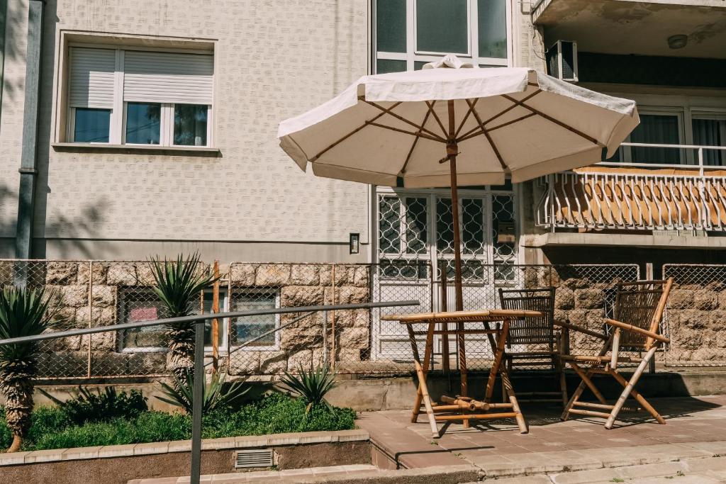 Budova, kde se hostel nachází