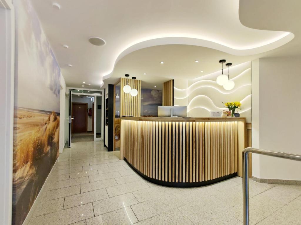 Vstupní hala nebo recepce v ubytování Hotel Stranddistel