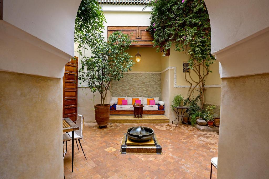 Posezení v ubytování Riad 92 - Architect's Riad in the Exclusive Dar El Bacha