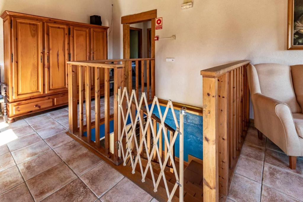 Posteľ alebo postele v izbe v ubytovaní Can Salvà Casa rural en magnífico entorno natural
