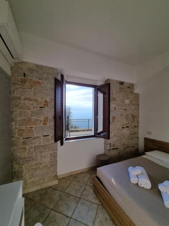 Posteľ alebo postele v izbe v ubytovaní Camera ideale tra mare e montagna