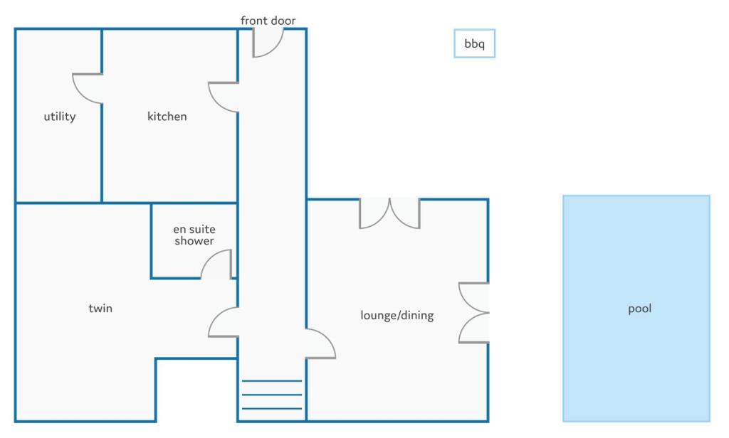 Půdorys ubytování Villa Nanda by Villa Plus