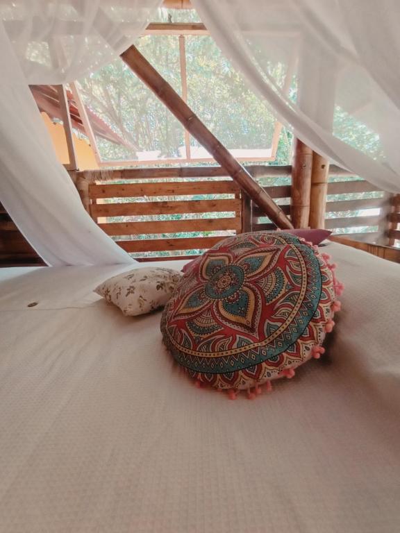 Postel nebo postele na pokoji v ubytování La Casa en el Aire