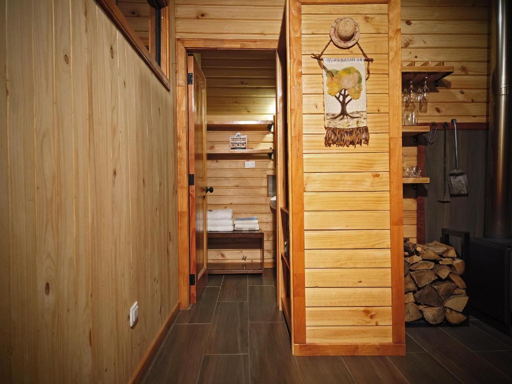 Postel nebo postele na pokoji v ubytování Monoambiente Panguipulli