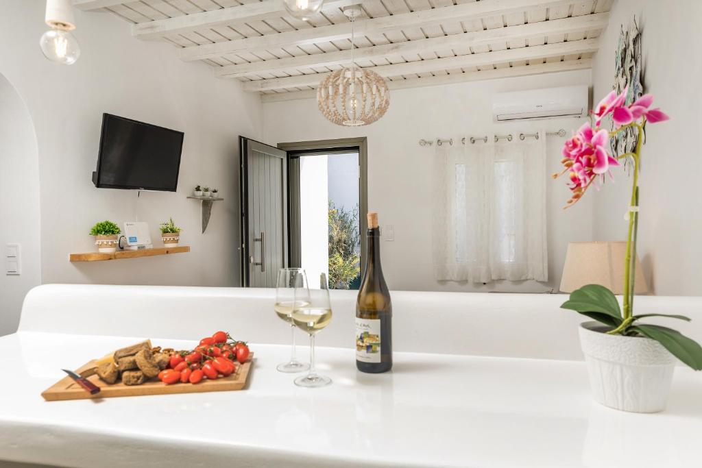 Nápoje v ubytování En Lefko boutique house