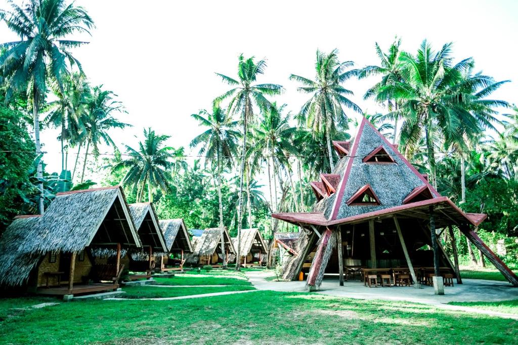 Zahrada ubytování Loboc Nipa Huts Cottages Rental