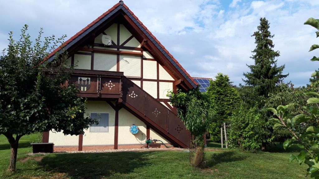 Zahrada ubytování Ferienwohnung zur Saaleaue