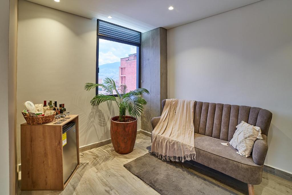 Posezení v ubytování Eutopiq Hotel
