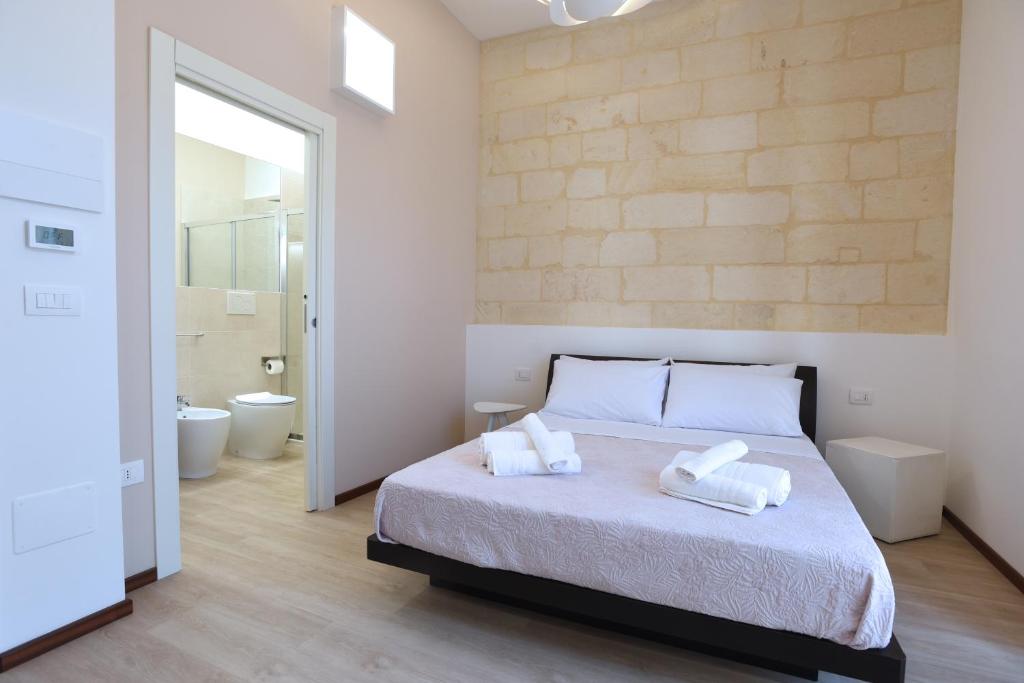 Koupelna v ubytování LecceMia B&B