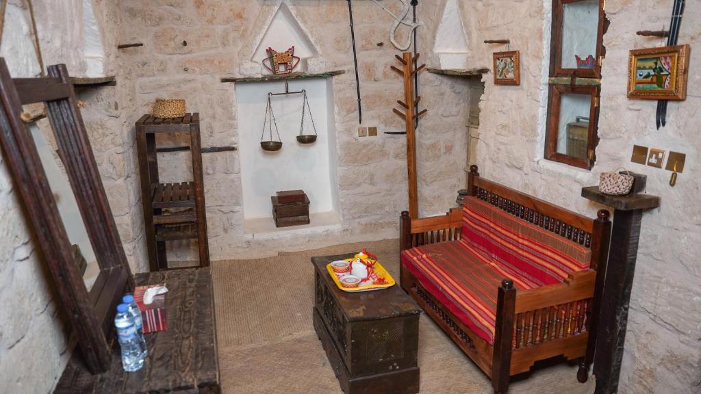 Koupelna v ubytování نزل كوفان التراثي Koofan Heritage Lodge
