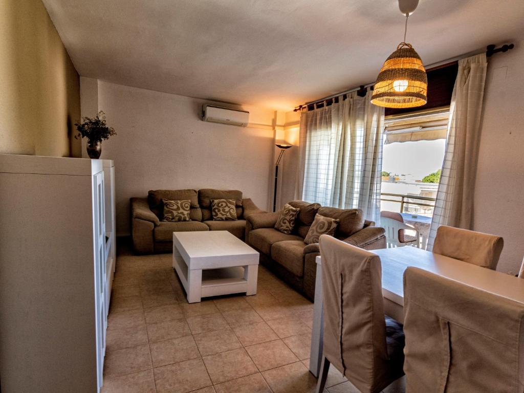 A seating area at Vitaly Beach