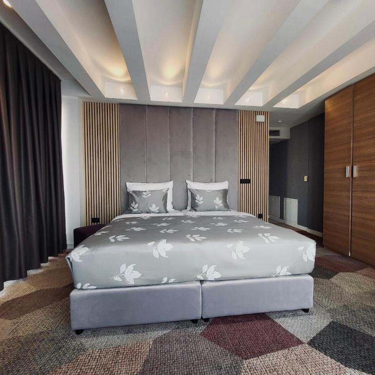 Postel nebo postele na pokoji v ubytování Hotel City View Deluxe