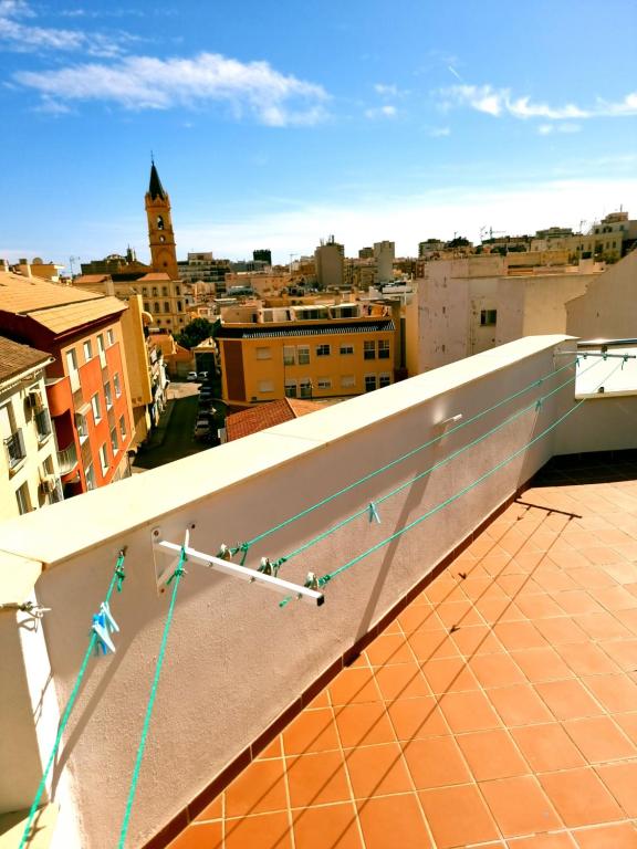 Balkón nebo terasa v ubytování APARTAMENTOS ELEMAR free luggage storage