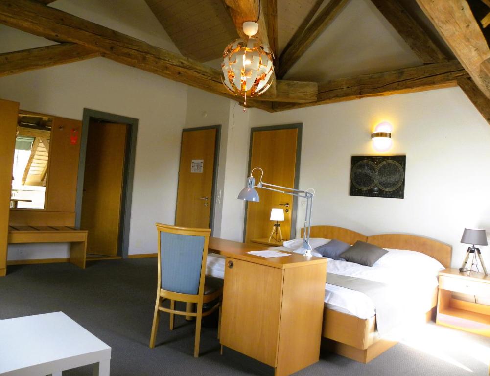 Posezení v ubytování Auberge d'Etoy