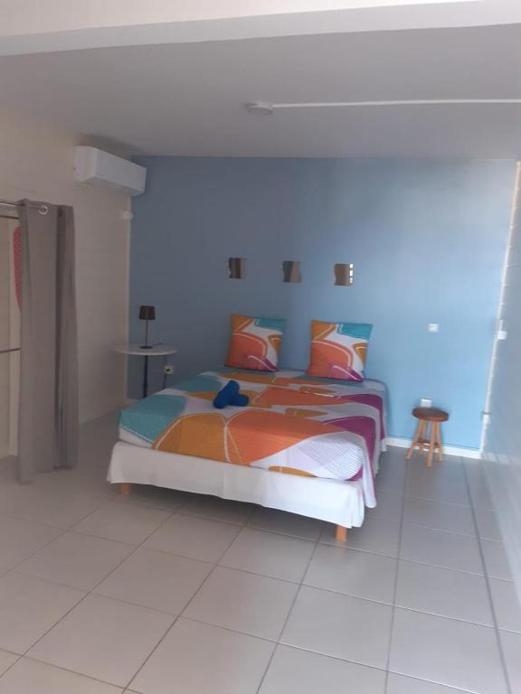 Postel nebo postele na pokoji v ubytování Residence vue sur mer