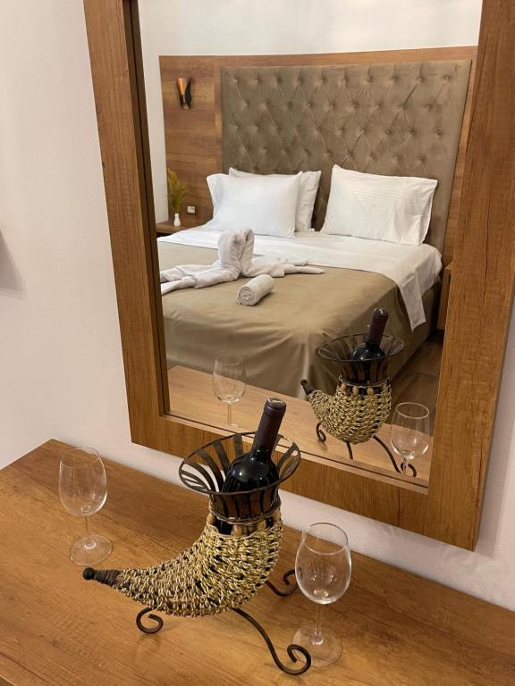 Postel nebo postele na pokoji v ubytování Apartments Miri