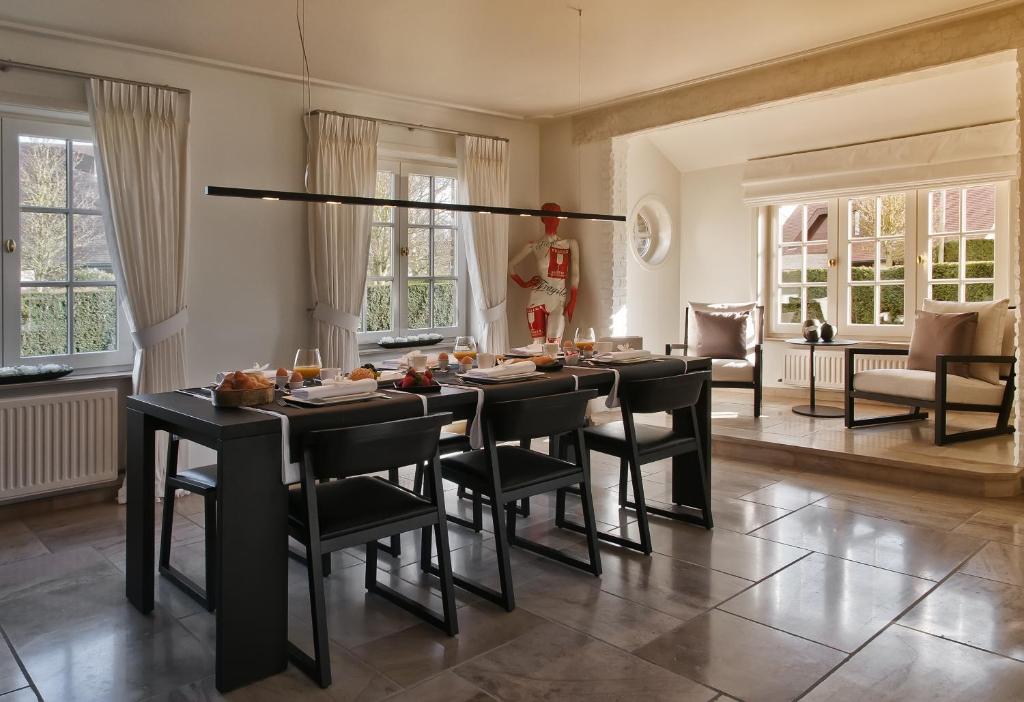 Posezení v ubytování B&B Colombe Blanche