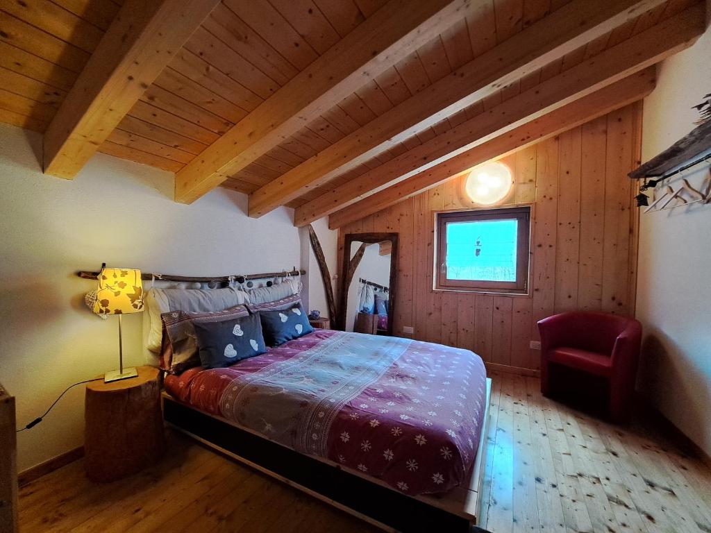Postel nebo postele na pokoji v ubytování Casa Prabellino