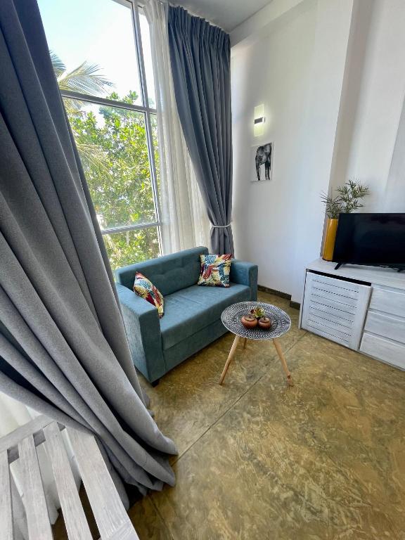 Posezení v ubytování Smeralda Beach Hotel Dikwella
