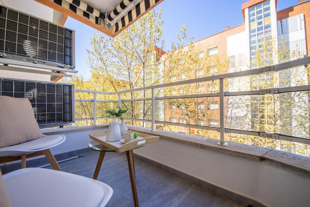 A balcony or terrace at BOOOOM Apartment Salou Beach