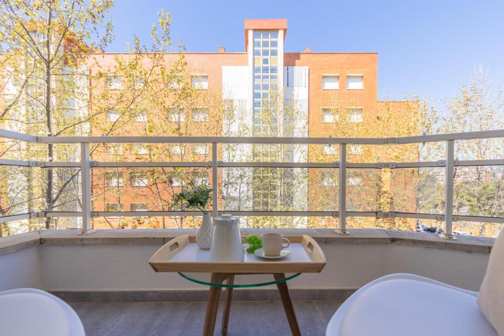 A balcony or terrace at BOOOOM Apartment Salou Beach