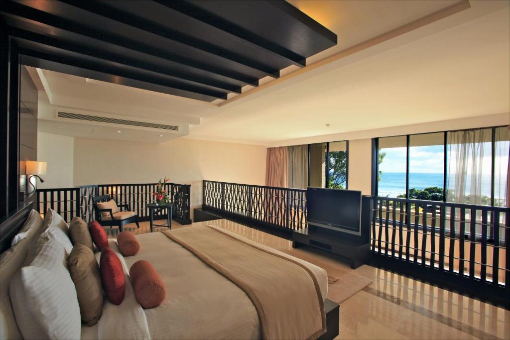 Postel nebo postele na pokoji v ubytování InterContinental Mauritius Resort Balaclava Fort by IHG
