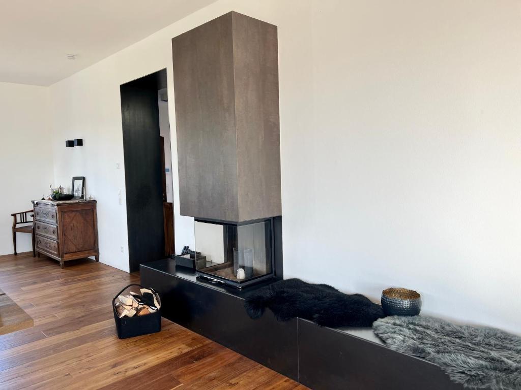 Kuchyň nebo kuchyňský kout v ubytování Trierer Heide - Architektur zum wohl fühlen