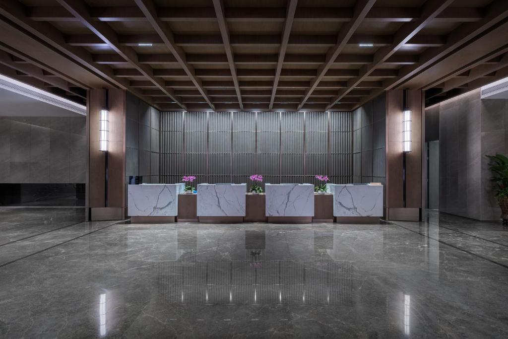 Posezení v ubytování Genpla Hotel, Shenzhen Qianhai