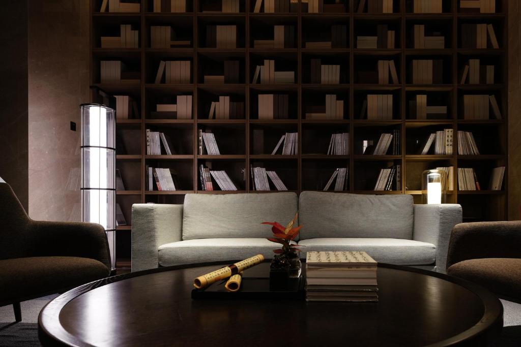Posezení v ubytování Genpla Hotel, Shenzhen Qianhai