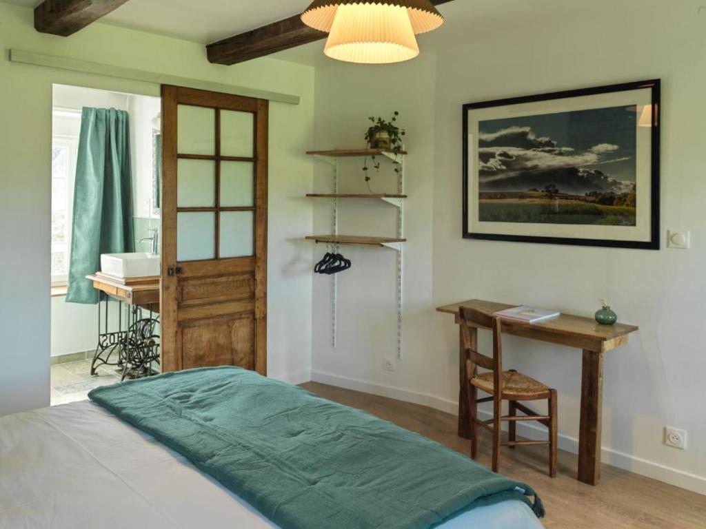 Le Manoir de la Beslière - Gîte et Chambres d'hôtes - 公园景双人间